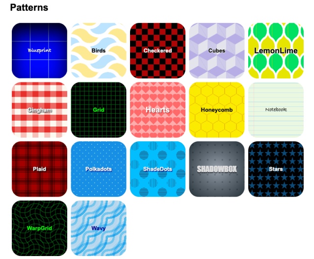 Postbox Pattern Backgrounds.