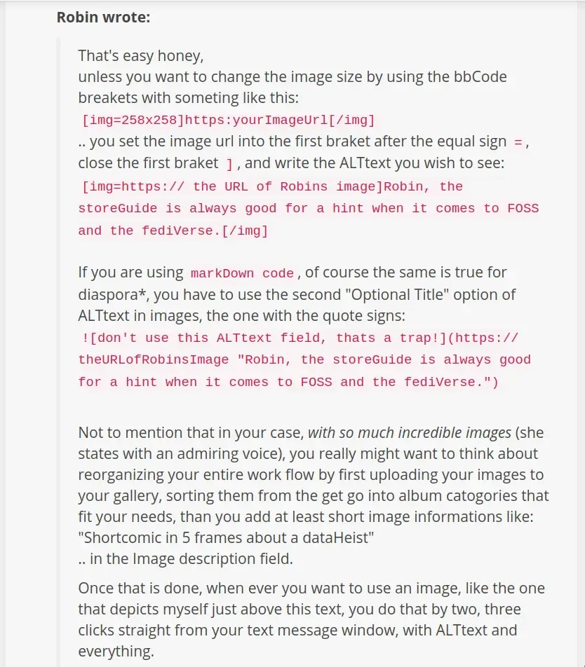 Original text as seen from friendica