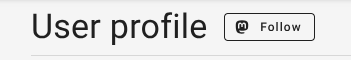 "follow" button